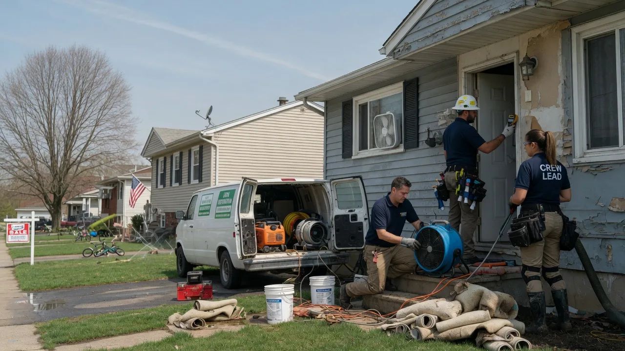 Flood Cleanup in New Llano, LA near me