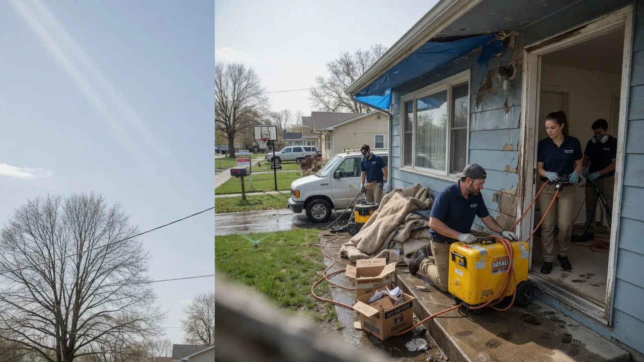 Basement Flood Cleanup in New Llano, LA near me